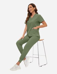 Haute qualité soins infirmiers gommage costumes hôpital uniformes médicaux en gros gommages ensembles unisexe médecins infirmières vêtements de travail - Product Image 3