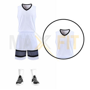 Color blanco 2025 Diseño elegante Precio al por mayor Uniforme de baloncesto Su propio diseño Uniforme de baloncesto más exigente para hombres - Product Image 5