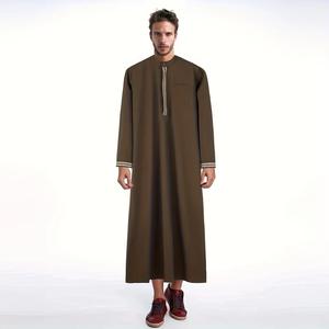 Premium Emirati Thobe Forêt De Luxe Kandura Traditionnel Arabe Porter Élégant Hommes Jubba Doux et Respirant Tenue Islamique Moderne - Product Image 1