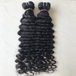Paquetes sueltos de ondas profundas brasileño 100% extensiones de cabello humano Remy precio al por mayor para mujeres negro Natural envío rápido proveedor - Product Image 4