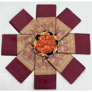 Saris de seda Jacquard pesado de alta calidad, tejido Jacquard grande dorado, estilo Bollywood para fiesta, ropa India paquistaní - Product Image 4