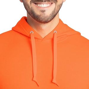 Sudadera con Capucha para Hombre, Invierno, Casual, Color Sólido, 100% Algodón, Felpa, Corte Regular, Secado Rápido, Ecológica, con Bolsillos, a la Moda - Product Image 1