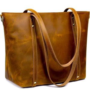 Sacs à main en cuir équestre, accessoires pour femmes, cuir véritable, fermeture éclair, imperméable, personnalisable, sac à main de shopping pour femmes, tendance - Product Image 5