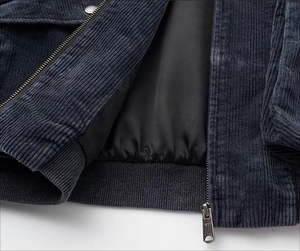 STITCHMODE ผลิตเสื้อแจ็คเก็ตผ้าฝ้ายลายคลื่นน้ำคุณภาพสูงแบบสามมิติพับได้สำหรับผู้ชาย พร้อมบริการสกรีนโลโก้ตามสั่ง - Product Image 5