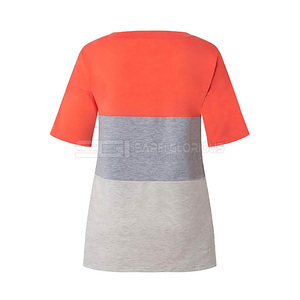Camiseta informal de algodón para mujer, cuello redondo, manga corta, transpirable, ajustada, suave, cómoda, sencilla, esencial para el verano, para uso diario - Product Image 3
