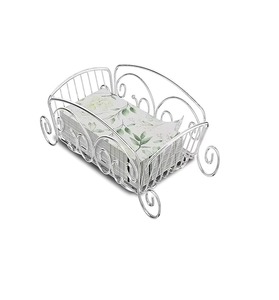 Porta Servilletas de Metal Personalizable al por Mayor con Diseño Floral, Agrega un Toque de Sofisticación a Comidas Informales y Reuniones Formales - Product Image 1