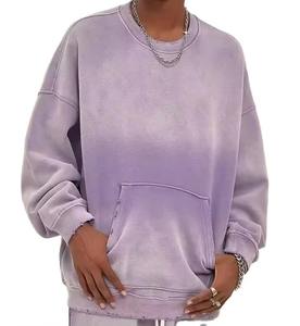 Sweatshirts pour hommes, sweatshirts unisexes personnalisés, sweatshirts à manches longues d'hiver, sweatshirts lourds, sweatshirts délavés à l'acide - Product Image 1