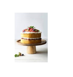 Support à gâteau en bois tasse gâteau plateau polyvalent support à gâteau plateau à dessert (12x12x6 "0 pour taille personnalisée - Product Image 6
