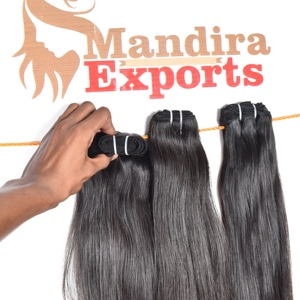 100% pas cher brut cuticule aligné vierge vendeur couleur noire crépus plumé brésilien paquet de cheveux humains Temple Extensions de cheveux humains - Product Image 5