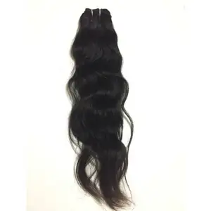 Extension naturelle de cheveux indiens purs et vierges. Tissage de cheveux humains bruts. Tissage de cheveux humains remy vente chaude d'un donateur - Product Image 1
