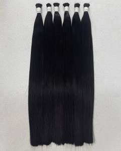 ผมแท้แบบดิบ ขายส่ง ผมมนุษย์บริสุทธิ์ ไม่ผ่านกระบวนการ ต่อผมแบบเป็นมัด ผมมนุษย์นุ่มลื่น 100% ราคาโรงงาน - Product Image 2