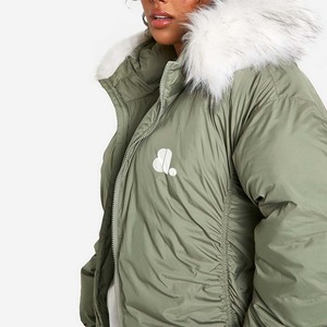 Chaquetas Bomber de Invierno para Mujer, Tejidas, Transpirables, Ecológicas, Resistentes al Viento, de Alta Calidad, Personalizadas, Directamente de Fábrica - Product Image 4