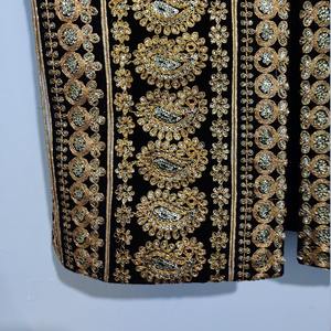 Gilet de mariage traditionnel d'été pour homme, fait main, ethnique, culturel, sans manches, riche broderie, respirant, séchage rapide, pour marié - Product Image 3