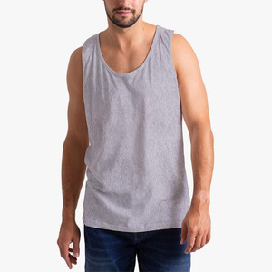 Men's <b>Workout</b> <b>Tank</b> <b>Top</b> Size XL Casual Athletic Seamless Gym O-Neck Badge Decoration Mesh Fabric Breathable Knitted Summer - Product Image 3