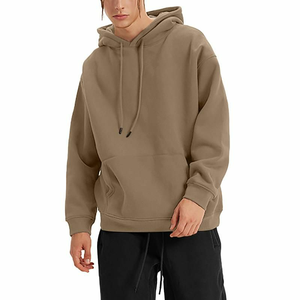 ระบายอากาศโลโก้ที่กําหนดเองคุณภาพสูงStreetwearผ้าฝ้าย 100% ขนแกะหนาเสื้อสวมหัวขนาดใหญ่Hoodiesผู้ชายสวมใส่ - Product Image 5