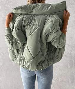 Abrigo cálido de invierno 2025 para mujer, chaleco acolchado con chaqueta sin mangas con cremallera, transpirable, impermeable, relleno de algodón - Product Image 2