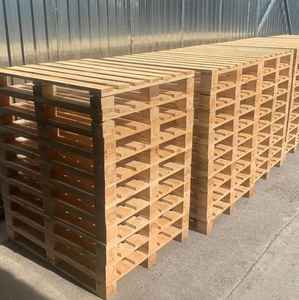 Palette en bois robuste ISPM 15 traitée thermiquement pour l'exportation, destinée à la logistique et à l'entreposage - Product Image 4