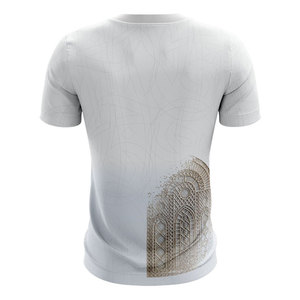 T-shirt personnalisé 100% coton Mode sportive pour hommes à manches courtes Logo personnalisé surdimensionné Longue longue-OEM Services disponibles - Product Image 3
