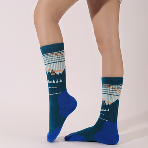 Calcetines térmicos de lana para hombre, invierno, senderismo al aire libre, esquí, correr, trabajo, calcetines gruesos cálidos, calcetines atléticos con logotipo personalizado - Product Image 2