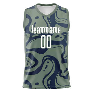 Nouveaux maillots de basket-ball personnalisés par sublimation uniformes de basket-ball pour jeunes à séchage rapide de haute qualité - Product Image 6