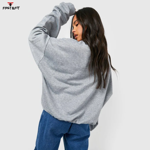 เสื้อสเวตเตอร์แบบสวมหัวสำหรับผู้หญิงตัวสั้นแบบมีซิปคอตตอน100% จัมเปอร์สำหรับฤดูหนาวดีไซน์ล่าสุด - Product Image 4