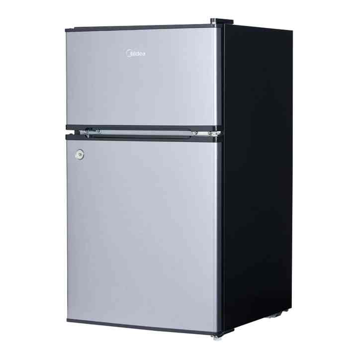 Midea MDRT87CCDLS 3.4 Pi Silver Compact Refrigerator with Double Door