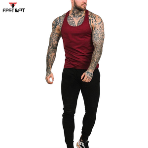 Más Popular Nuevo Diseño Transpirable Cómodo Venta al por mayor Precio bajo Ropa de fitness Gimnasio Correr Hombres Camiseta sin mangas para la venta - Product Image 4