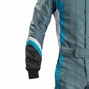 Combinaison de karting respirante personnalisée pour pilotes de course Fabricant OEM % Polyester ignifuge Style FIA Disponible en gros - Product Image 3