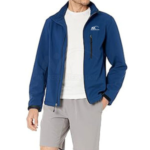 Wholesale Custom Size Men's <b>Winter</b> <b>Running</b> <b>Jacket</b> with Stand Collar Quick Dry Eco-Friendly for Outdoor Use Front Logo Placement - Product Image 1
