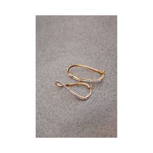 Pendientes de Aro de Lujo al por Mayor de Alta Calidad con Diseño de Ola, Perlas Amarillas de Agua Dulce, Oro de 18K sobre Plata de Ley 925 - Product Image 4