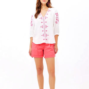 Pantalones cortos informales personalizados de alta calidad para mujer, pantalones cortos de producto de alta demanda para diferentes tamaños y colores, pantalones cortos para mujer - Product Image 2