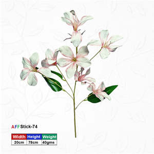 Ramo de Flores Artificiales Blancas y Rosas AFF Bunch-74 - Product Image 1