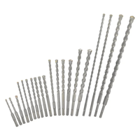 Foret hélicoïdal SDS Plus DREBO Professional 6-32 mm pour marteau perforateur, refroidissement à sec, garantie 3 ans, fabriqué en Allemagne, 2 cannelures en alliage