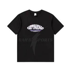 Venta directa de fábrica Hombres Puff Impreso 100% Camisetas de algodón Peso ligero de gran tamaño Secado rápido Transpirable Manga corta - Product Image 1