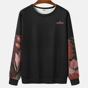 Sudaderas básicas de contraste de color de talla grande, ropa, sudaderas para hombres, pulóver, sudaderas para hombres - Product Image 1