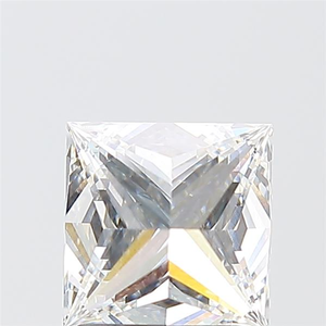 2.00 ct Princess Cut Lab-Grown Diamond IGI Certified E Color VS1 Clarity Lab-Stone - Product Image 2