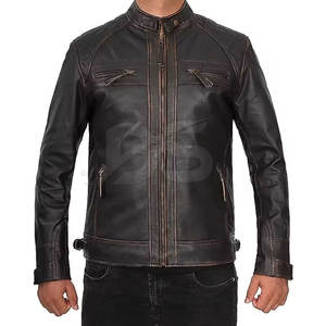 Chaqueta de Motociclismo de Cuero Genuino, Transpirable, Ligera, de Alta Visibilidad, Protectora para Carretera y Ciudad, para Invierno - Product Image 2