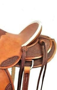 Selle anglaise occidentale de haute qualité Ridex fabriquée en Inde avec cuir Wade Tree Taille personnalisable Caractéristiques uniques pour les courses de chevaux - Product Image 3