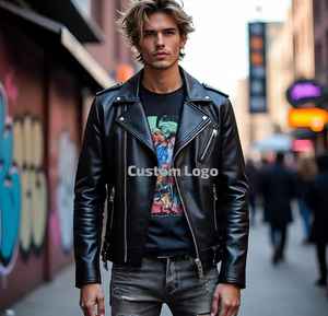 Chaqueta de cuero de moda de diseño personalizado Fabricante Proveedor Chaqueta de cuero de diseñador de moda Fábrica de diseño personalizado - Product Image 6