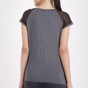 Camiseta de mujer de cuello redondo de fabricante de diseño de servicio OEM Camiseta de mujer impresa personalizada de talla grande - Product Image 2