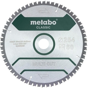 Circular <b>Saw</b> Blade Multi-Cut Classic D254x2.6/1.8x30mm Bore Z.60 FZ/TZ 5Gr Neg - Product Image 1