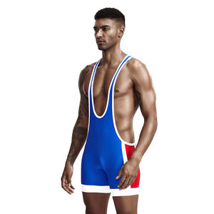 Combinaisons de lutte en gros, gilets de fitness pour hommes personnalisés, combinaison de musculation avec impression personnalisée et sublimation - Product Image 4