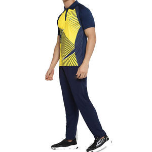 Estilo de tendencia Nueva llegada Conjunto de uniforme de cricket Color sólido Cómodo uniforme de cricket transpirable con logotipo - Product Image 5