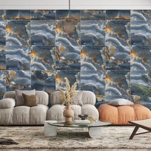 Los mejores proveedores de azulejos de porcelana de 60x60cm de la India, conocidos por su diseño y calidad de larga duración, aspecto moderno, buen acabado superficial - Product Image 1