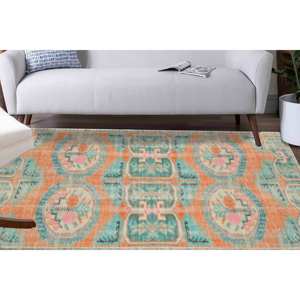 Turquoise Vintage Style Turkish 3D Printed <b>Rug</b> - Large Decorative <b>Rug</b>,Nonwoven <b>Thin</b> <b>Rug</b> - Product Image 2