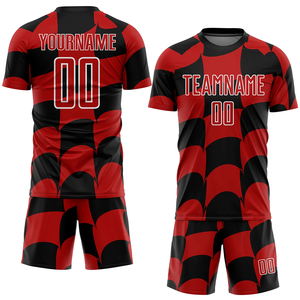 Uniforme de football vierge personnalisable respirant de haute qualité logo thaïlandais imprimé maillot de football de qualité supérieure matériaux vêtements d'entraînement pour adultes - Product Image 3