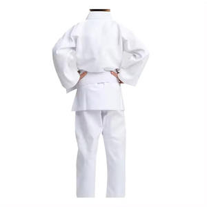 Combinaison d'arts martiaux unisexe professionnelle en coton respirant de haute qualité pour hommes et femmes, logo personnalisé - Product Image 3