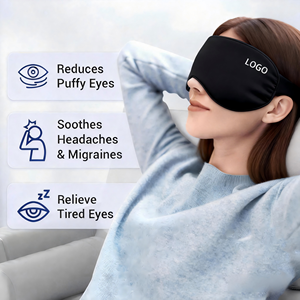 Antifaz para Dormir Personalizado con Bloqueo de Luz, Compresa de Gel Frío/Calor, Relajación y Comodidad, Antifaz de Seda - Product Image 5