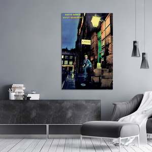 Póster en lienzo de David Bowie Ziggy Stardust, decoración de pared con marco negro - Product Image 2