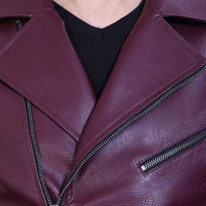 Blouson aviateur en cuir de vache pour homme, style High Street, coupe-vent, respirant, logo frontal, col montant, de haute qualité, fabriqué au Pakistan - Product Image 3